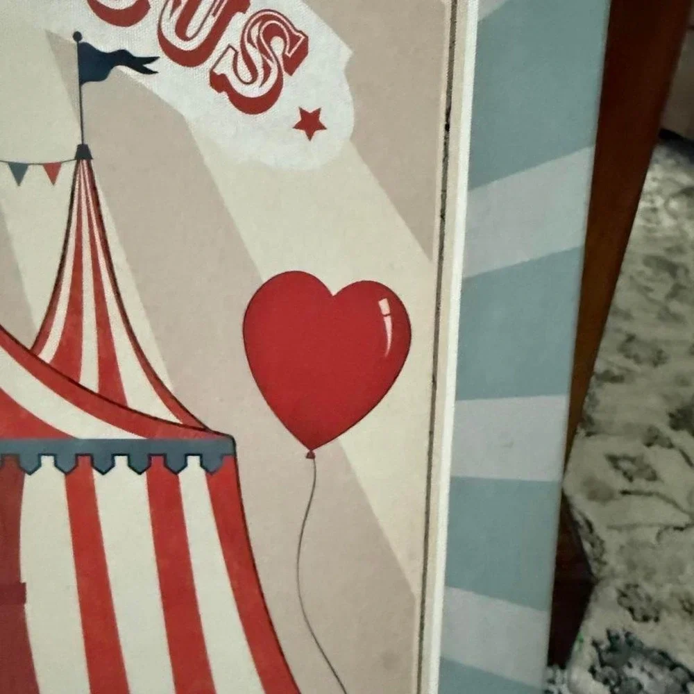 IKEA Circus canvas wall art Dumbo Nursery